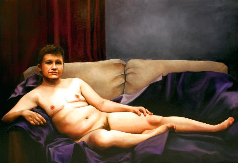  Molly Marie Nuzzo Noah oil on wood 2011